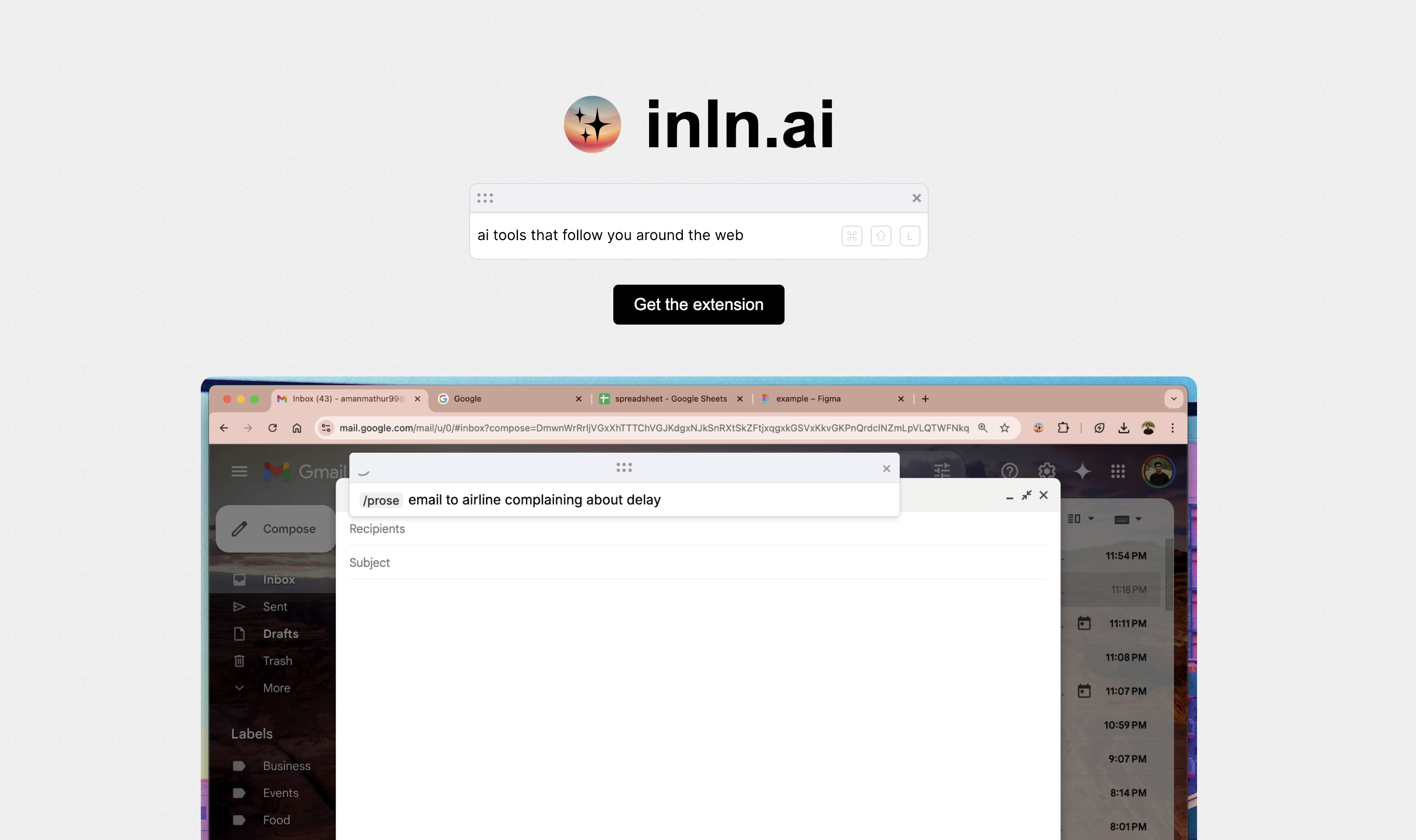 inln.ai project preview