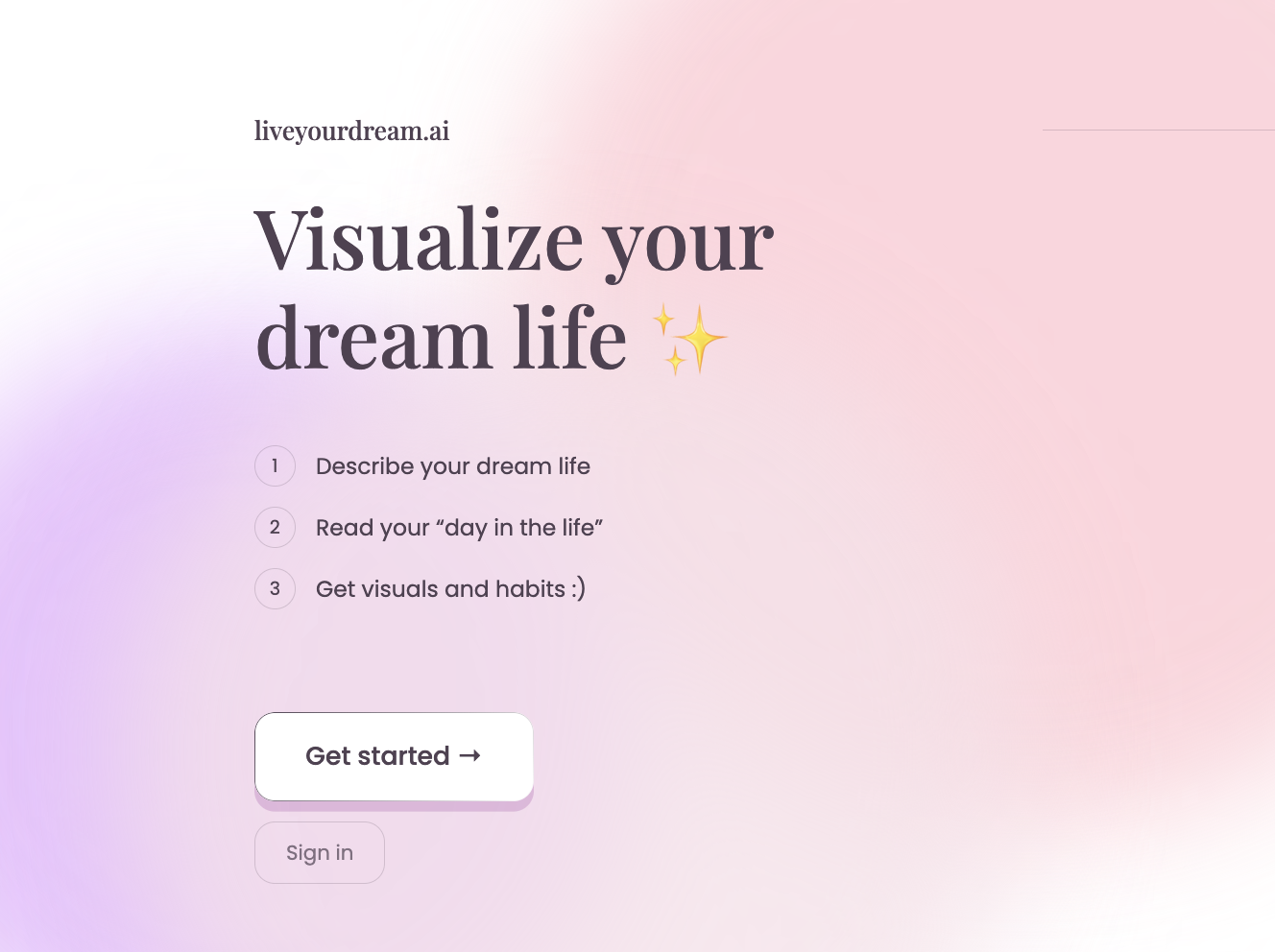 Live Your Dream project preview